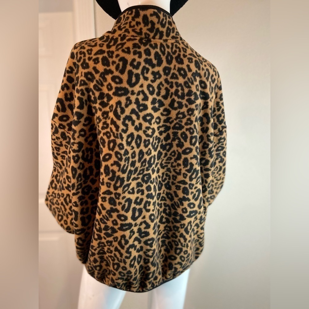 No Boundaries~Animal Print 1/2 Zip Pullover~Kangaroo Front Pocket~Size XXL/2XG - Picture 7 of 10